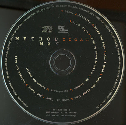 Method Man : Tical (CD, Album, RP, UML)