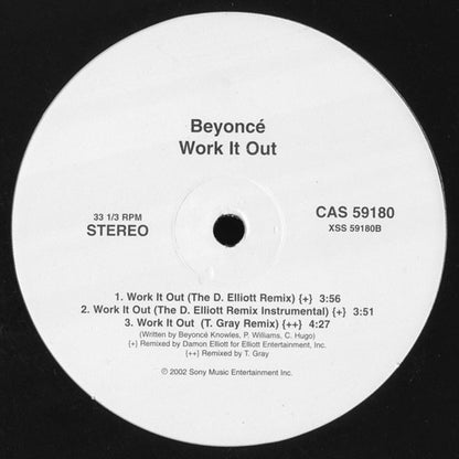 Beyoncé : Work It Out (12")