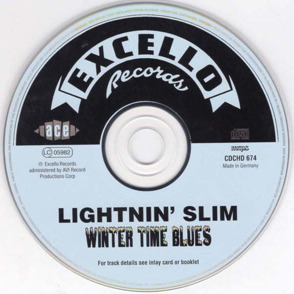 Lightning Slim : Winter Time Blues (CD, Comp, Mono, RP)