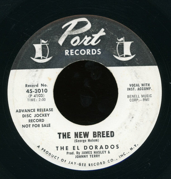 The El Dorados : The New Breed / The Knock Knee (7", Promo)