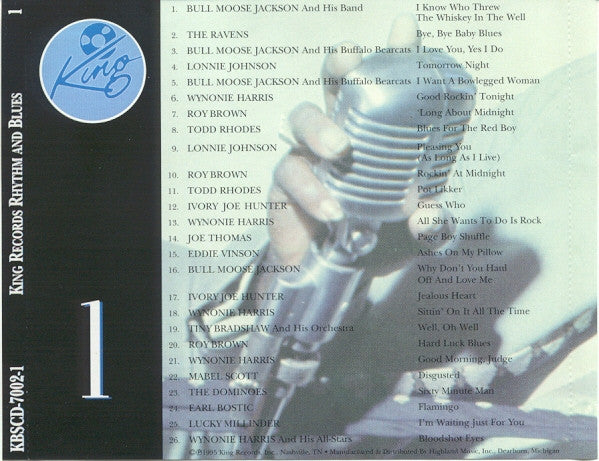 Various : The King R&B Box Set (4xCD, Comp)