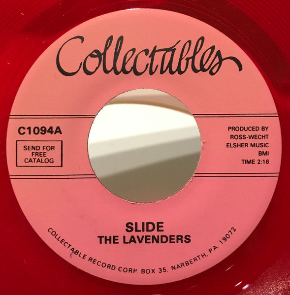 The Lavenders (3) : Slide  (7", RE, Red)