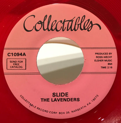 The Lavenders (3) : Slide  (7", RE, Red)