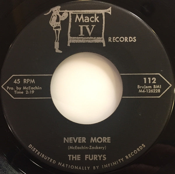 The Furys (13) : Zing! Went The Strings Of My Heart / Never More (7", Single)