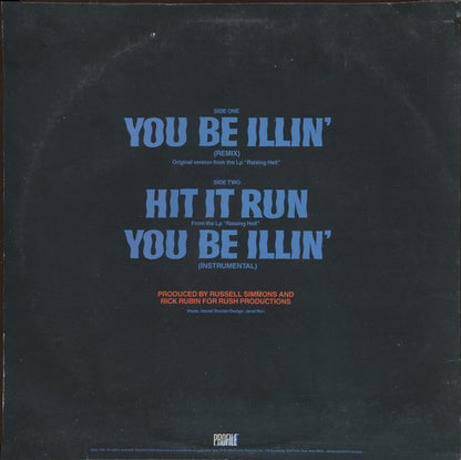 Run-DMC : You Be Illin' / Hit It Run (12", Promo)