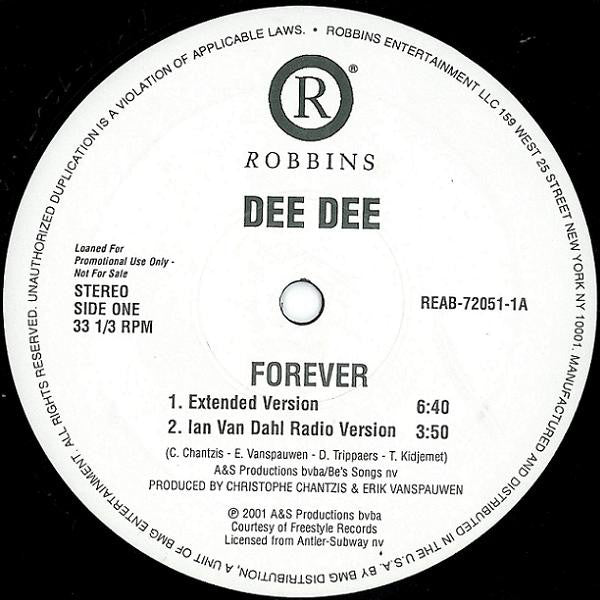 Dee Dee : Forever (12", Promo)