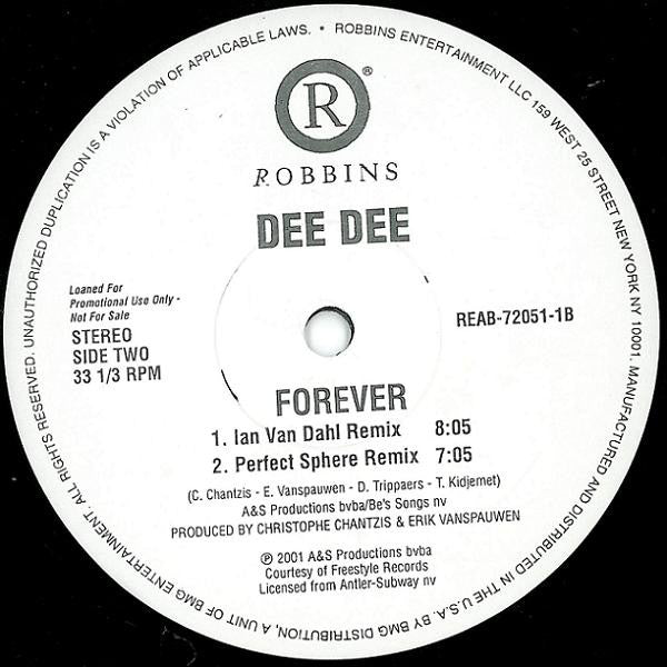 Dee Dee : Forever (12", Promo)