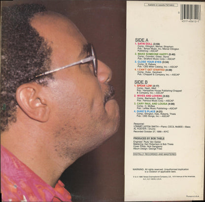 Lonnie Liston Smith : Make Someone Happy (LP, Album, Car)