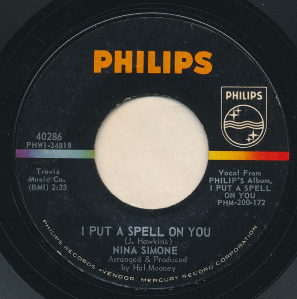 Nina Simone : I Put A Spell On You (7", Single, Styrene)