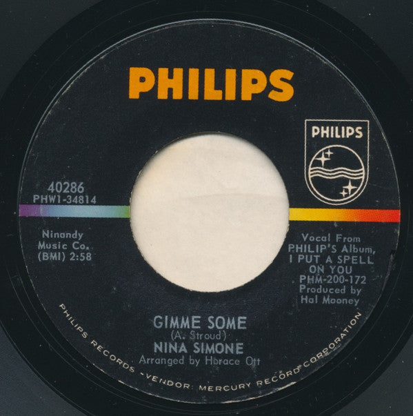 Nina Simone : I Put A Spell On You (7", Single, Styrene)