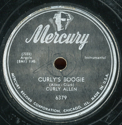 Curly Allen : Curly's Boogie / Stompin At The Savoy (10")