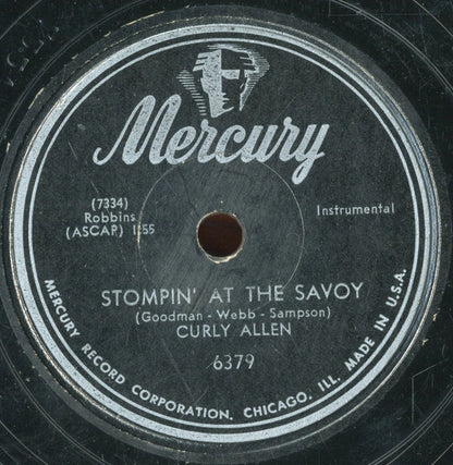 Curly Allen : Curly's Boogie / Stompin At The Savoy (10")