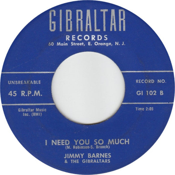 Jimmy Barnes (2) & The Gibralters : Be Careful With My Love (7")
