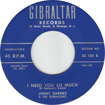 Jimmy Barnes (2) & The Gibralters : Be Careful With My Love (7")