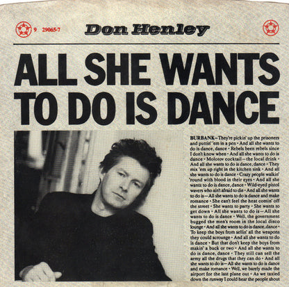 Don Henley : All She Wants To Do Is Dance (7", Single, Spe)