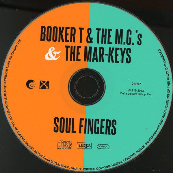 Booker T & The MG's & The Mar-Keys : Soul Fingers (CD, Comp)