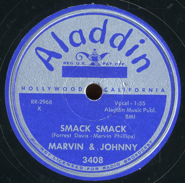 Marvin & Johnny : Smack Smack / You're In My Heart (10")