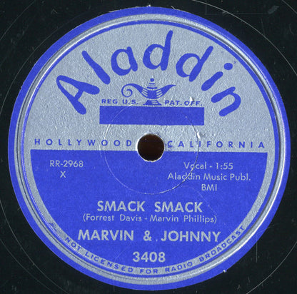 Marvin & Johnny : Smack Smack / You're In My Heart (10")