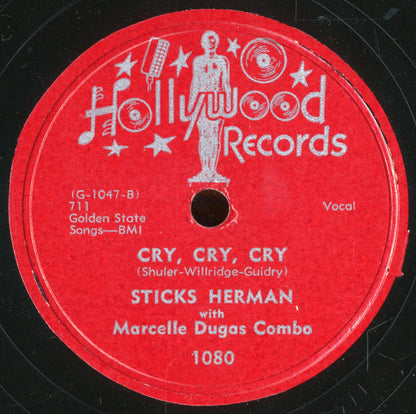 Sticks Herman With Marcelle Dugas Combo : Long Gone Baby / Cry, Cry, Cry (Shellac, 10")