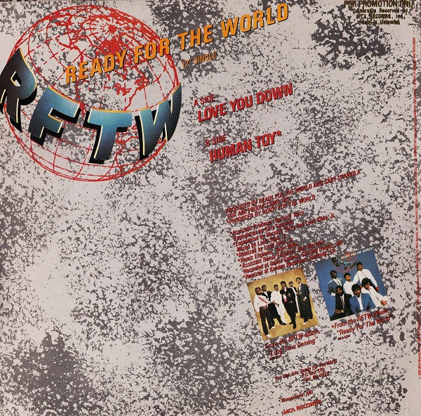 Ready For The World : Love You Down (12", Single)