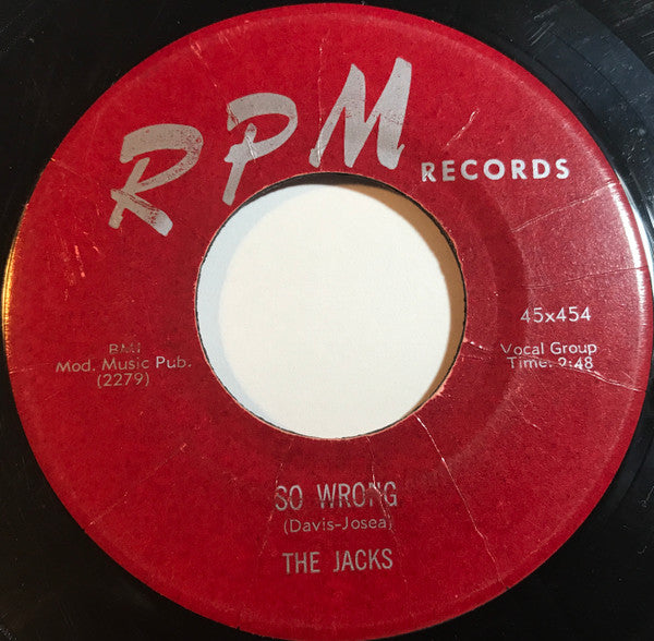 The Jacks : So Wrong / How Soon (7", Single, Mar)
