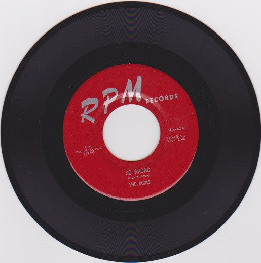 The Jacks : So Wrong / How Soon (7", Single, Mar)