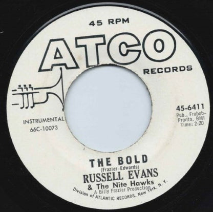 Russell Evans & The Nite Hawks : Send Me Some Cornbread  (7", Promo)