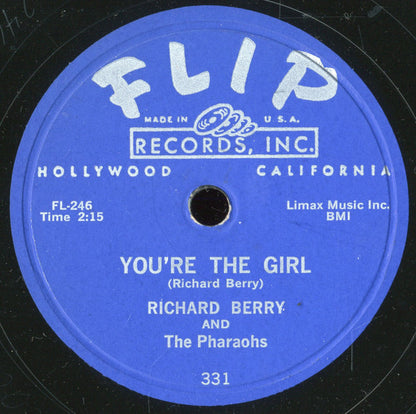 Richard Berry And The Pharaohs (3) : You're The Girl / You Look So Good (10")