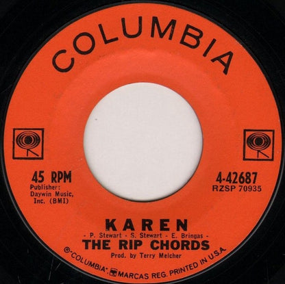 The Rip Chords : Here I Stand (7", Single)