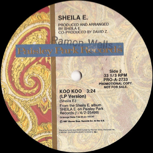 Sheila E. : Koo Koo (12", Single, Promo)