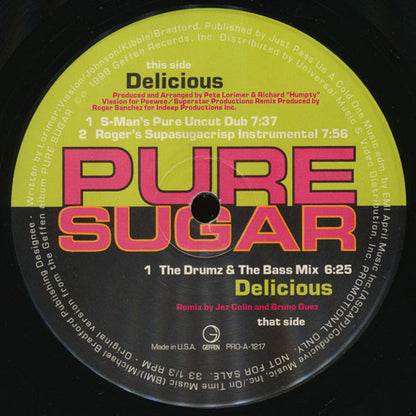 Pure Sugar : Delicious (12", Promo)