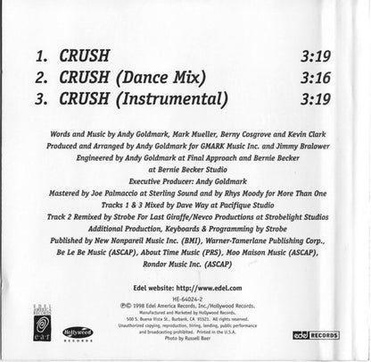 Jennifer Paige : Crush (CD, Single, RE)