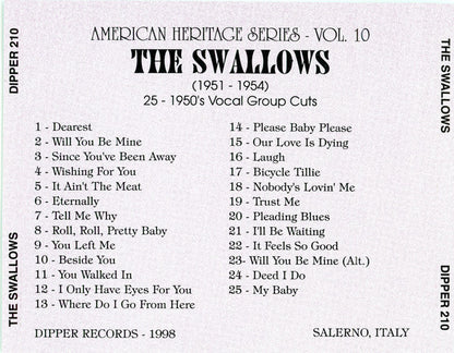 The Swallows : 1951-1954 (CD, Comp)