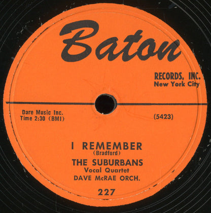 The Suburbans : TV Baby / I Remember (10")