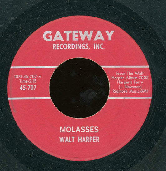 Walt Harper : Molasses (7")