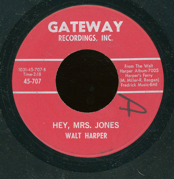 Walt Harper : Molasses (7")