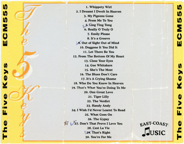 The Five Keys : The Five Keys (CD, Comp)