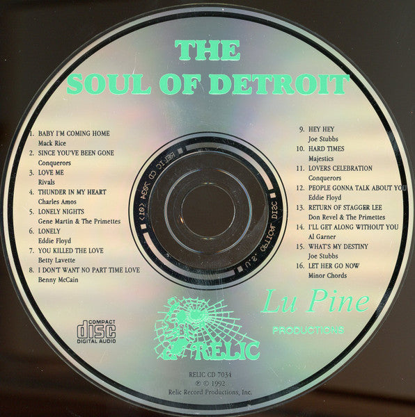 Various : The Soul Of Detroit (CD, Comp)