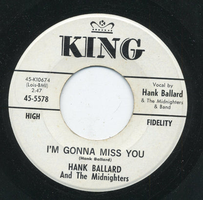 Hank Ballard & The Midnighters : I'm Gonna Miss You (7")