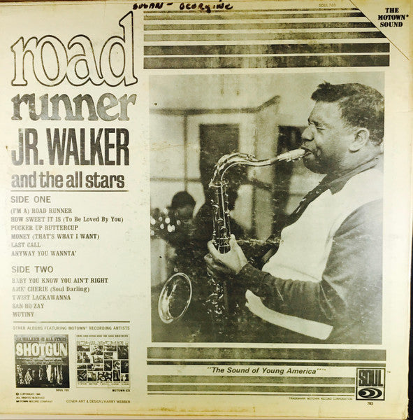 Junior Walker & The All Stars : Road Runner (LP, Album, Mono)
