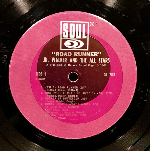 Junior Walker & The All Stars : Road Runner (LP, Album, Mono)