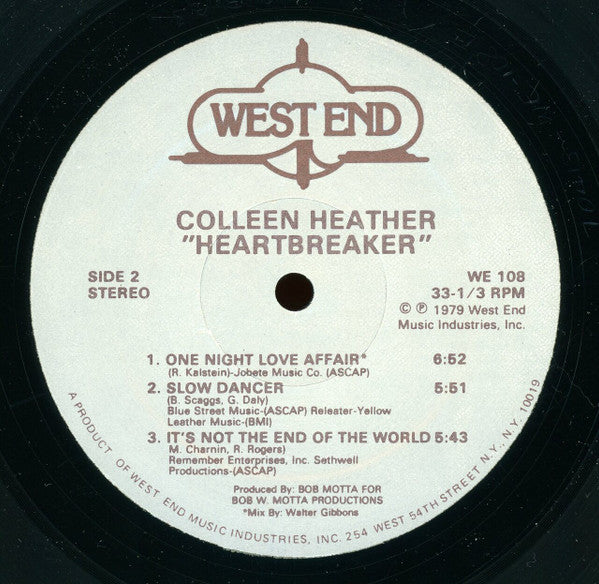 Colleen Heather : Heartbreaker (LP, Album)