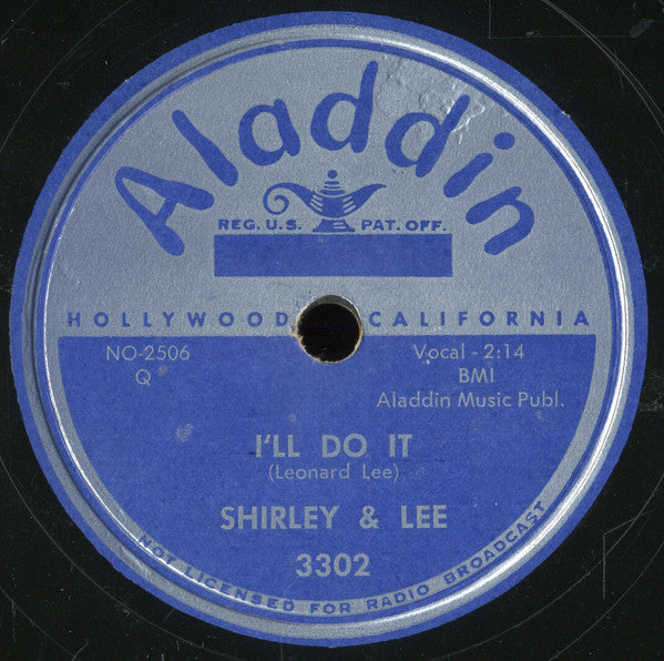 Shirley And Lee : Lee's Dream / I'll Do It (10")
