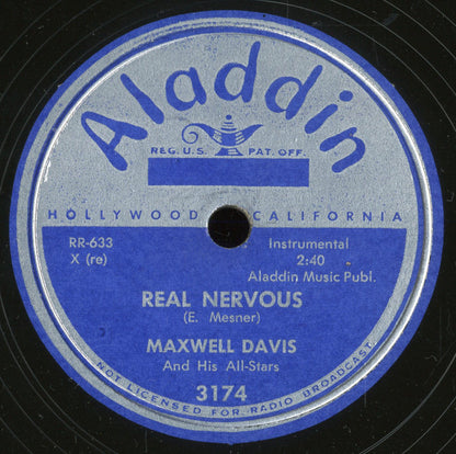 Maxwell Davis And His All-Stars / Maxwell Davis : Real Nervous / Hot Point (10")