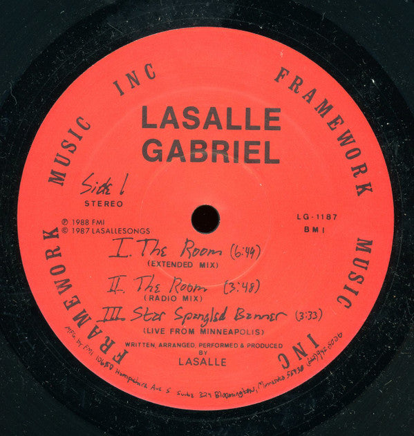 LaSalle Gabriel : The Room (12")