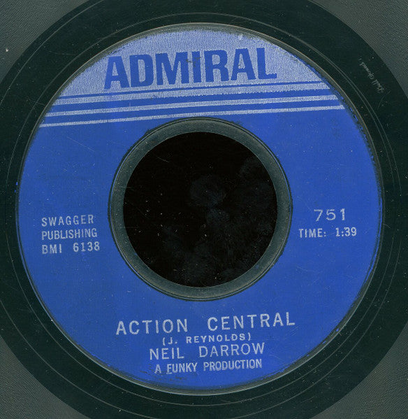 Neil Darrow : Asphalt Jungle / Action Central  (7", Single, Styrene)