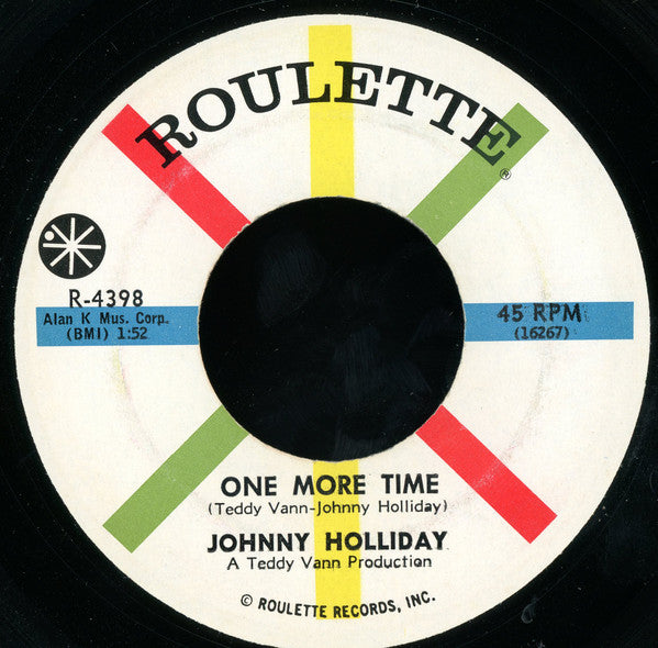 Johnny Holliday (4) : Yes, Yes, Yes / One More Time (7", Single)