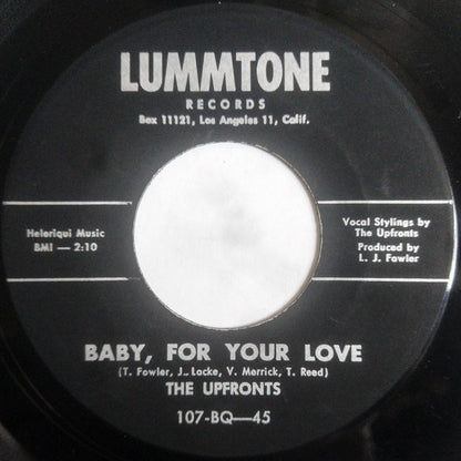 The Upfronts : Send Me Someone To Love Who Will Love Me (7")