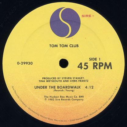 Tom Tom Club : Under The Boardwalk (12")