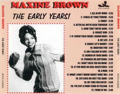 Maxine Brown : The Early Years (CDr, Comp)